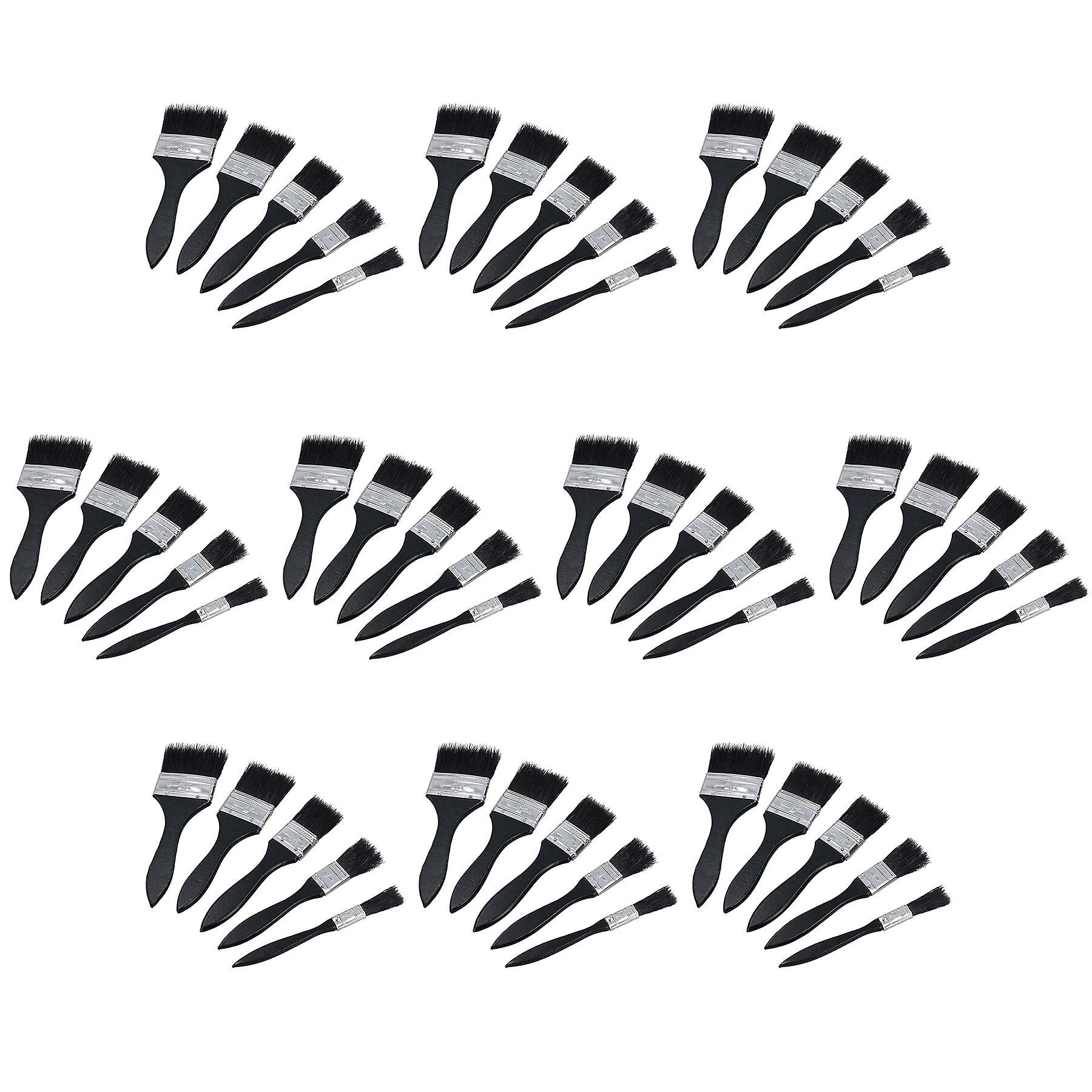 50pc Paint Painting and Decorating Brush Set Cleaning Dusting 1/2" – 2-1/2” Wide