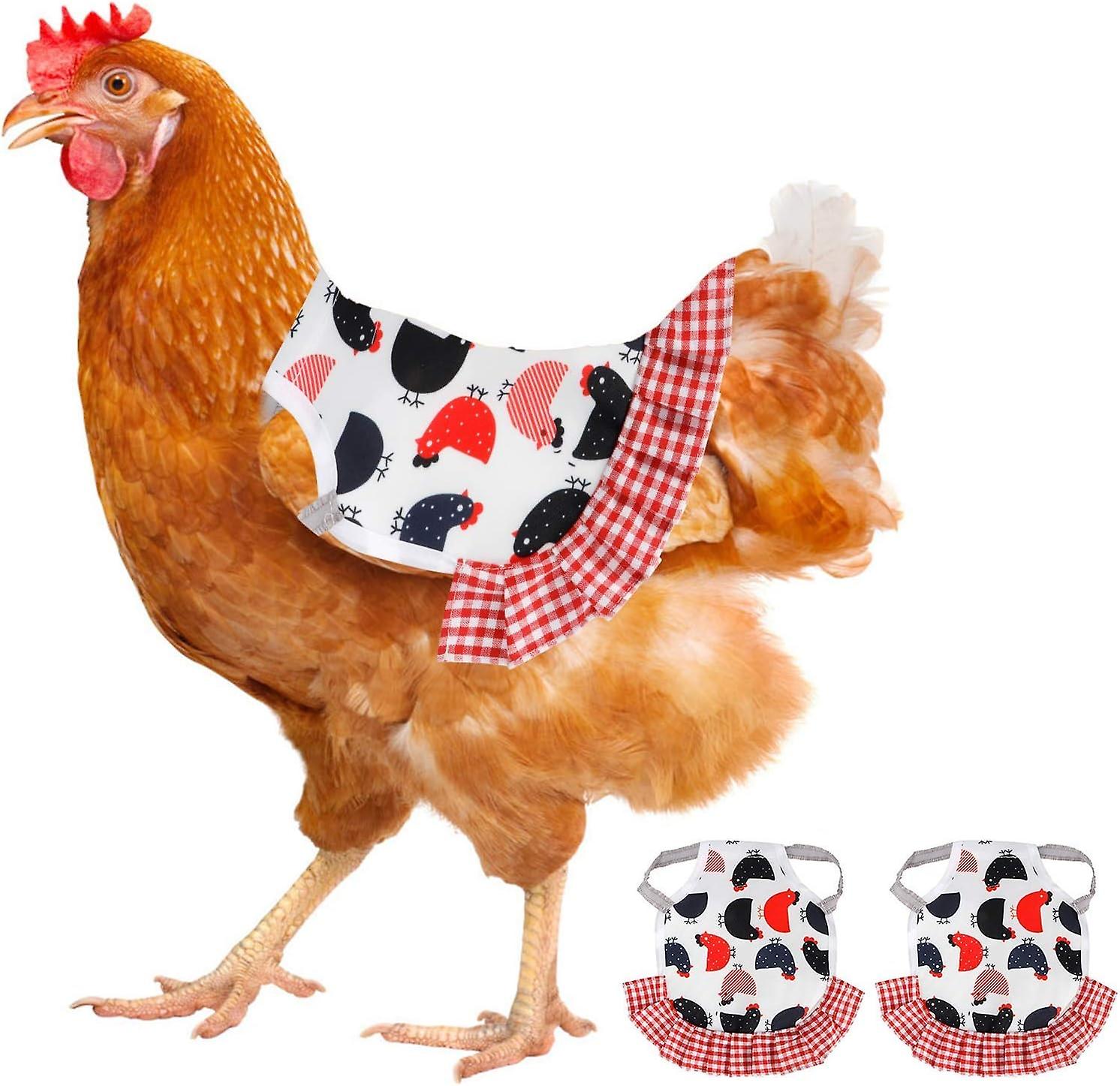 Chicken Saddle, 2 Pieces Chicken Saddle Hen Apron Wing Feather Protector Elastic Protection Pet Poultry Supplies,semaket