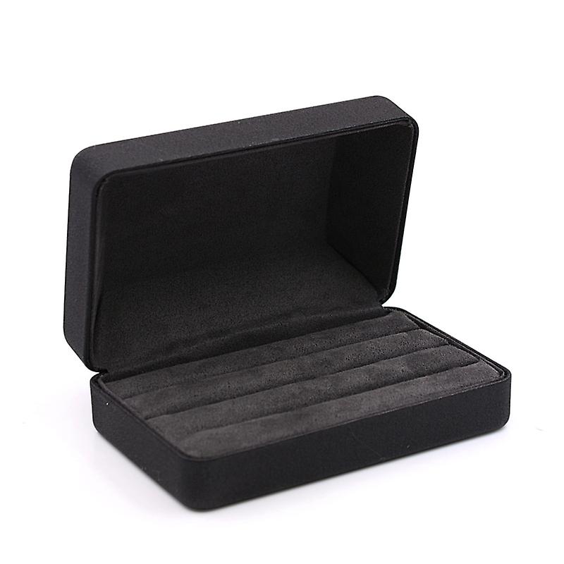 Compact Stylish Ring Storage Box Multiple Grids Soft Inner Small jewellery Organizer Box Tray