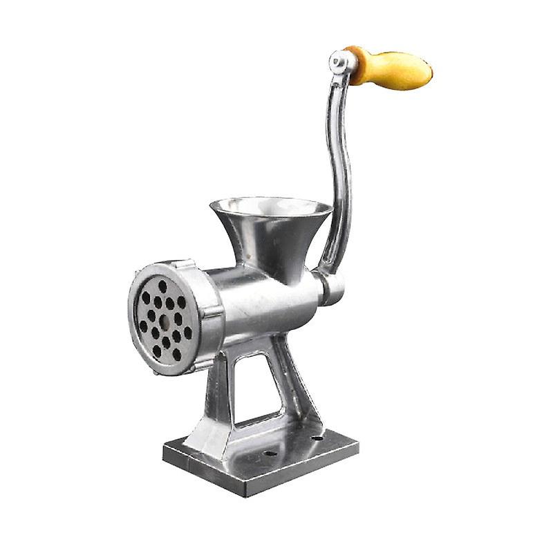 1Set Manual Meat Grinder Aluminium Alloy Hand Operate Manual Meat Grinder Sausage Beef Mincer Hand Crank Meat Mincer