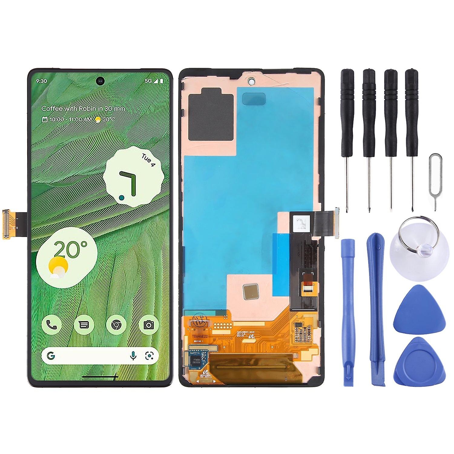OLED Material LCD Screen With Frame for Google Pixel 6 Pro G8VOU