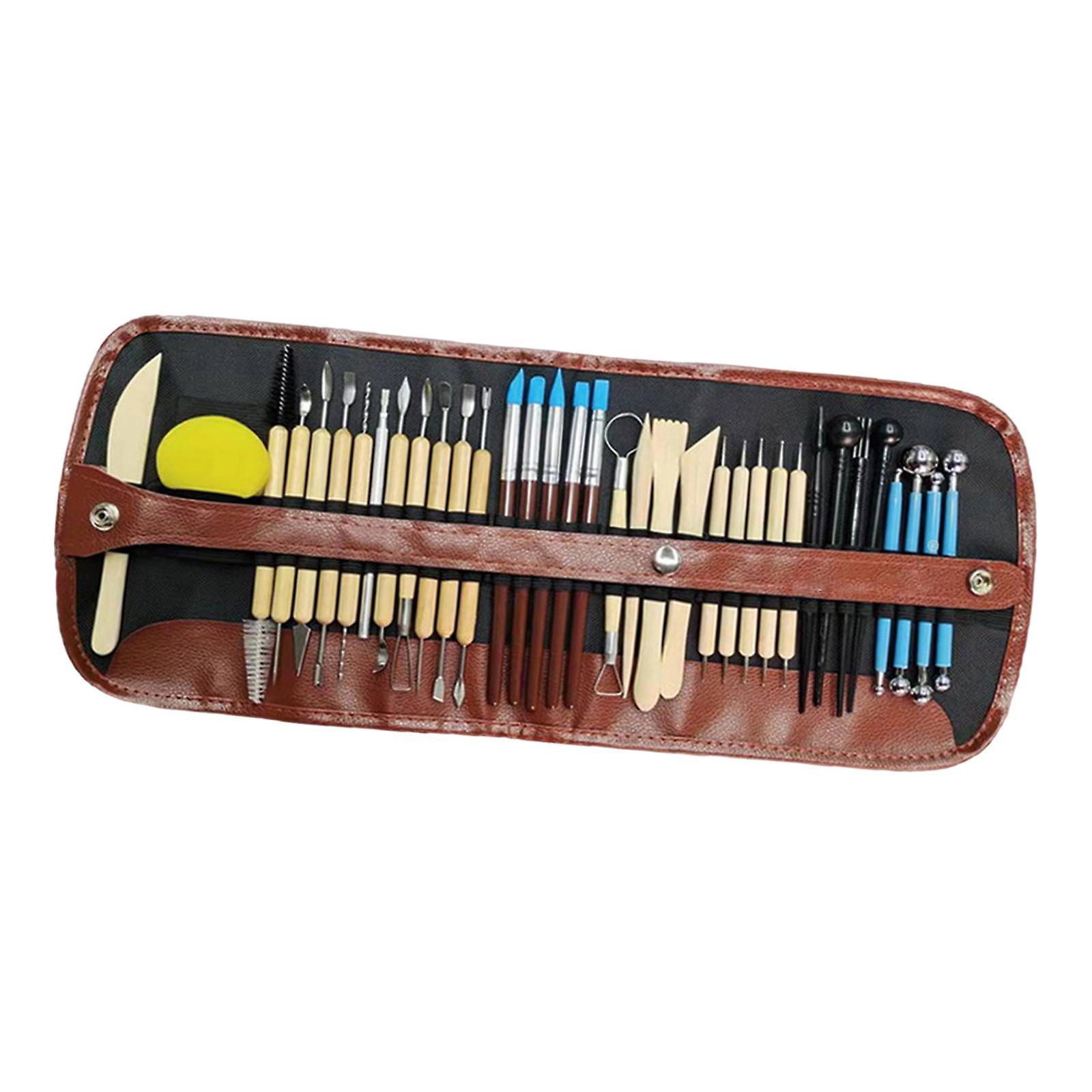 36Pcs Clay Tools Embossing Pattern DIY Drawing Modeling Clay Sculpting Tools