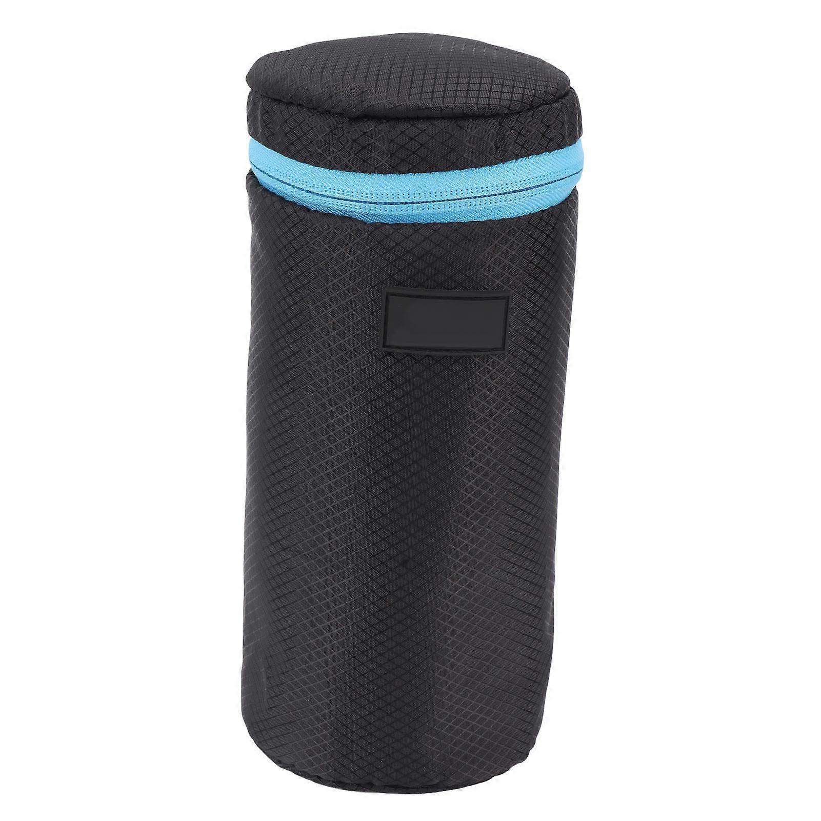 Camera Lens Protective Pouch Neoprene Waterproof Lens Case Bag with Zipper for DSLR Camera XL 