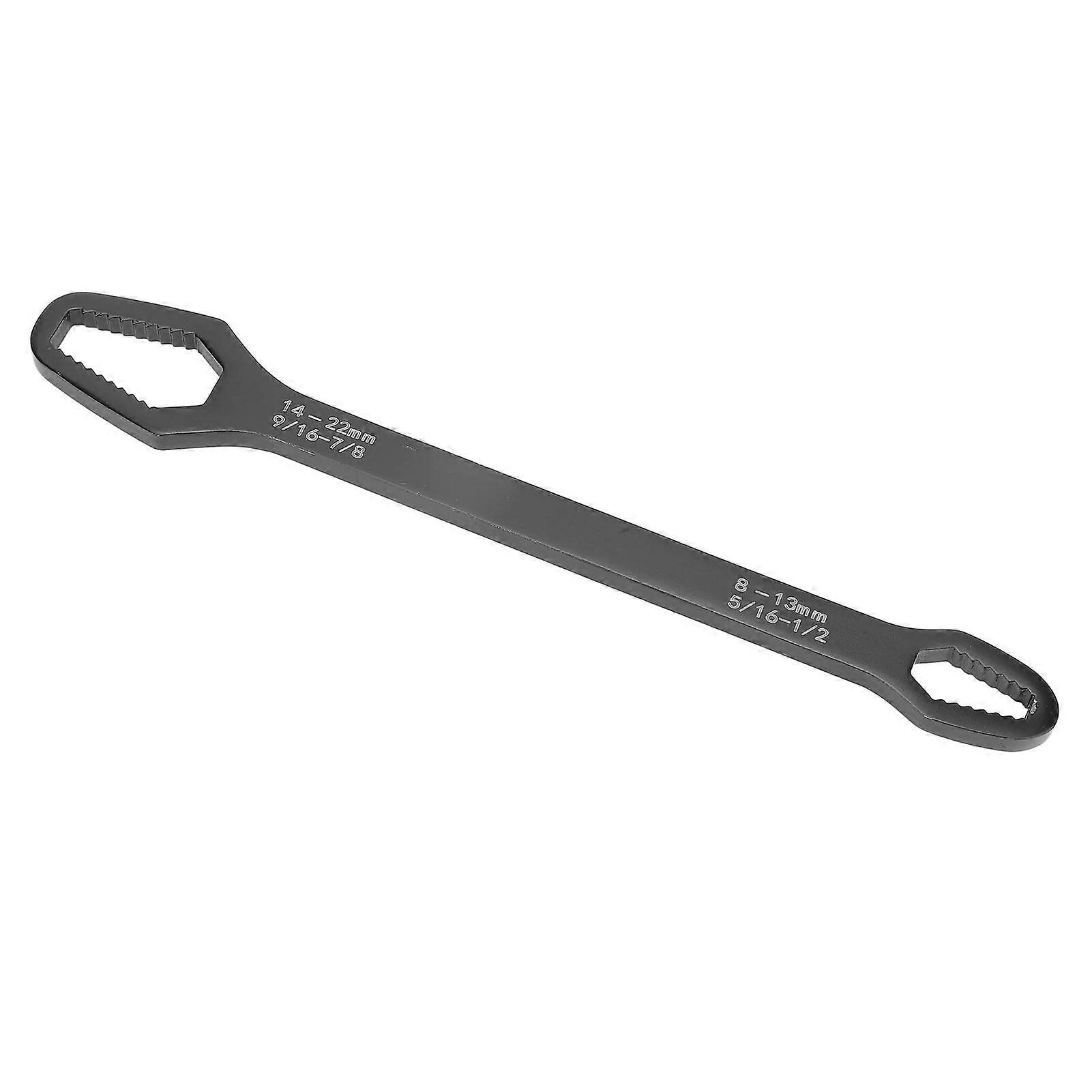 Self-Tightening Wrench 8-22mm - High Carbon Steel Dual-End Wrench for Bike, Carpentry, and Home Use
