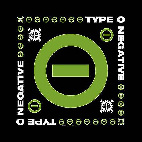 Type O Negative Unisex Adult Negative Symbol Bandana