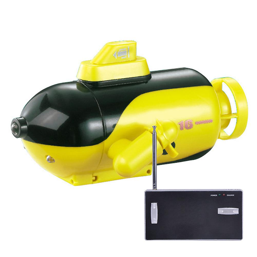 Remote Control Boat Mini Multifunctional Durable RC Boat Electric Ship Toy Glowing Submarine Model for Fish Tanks
