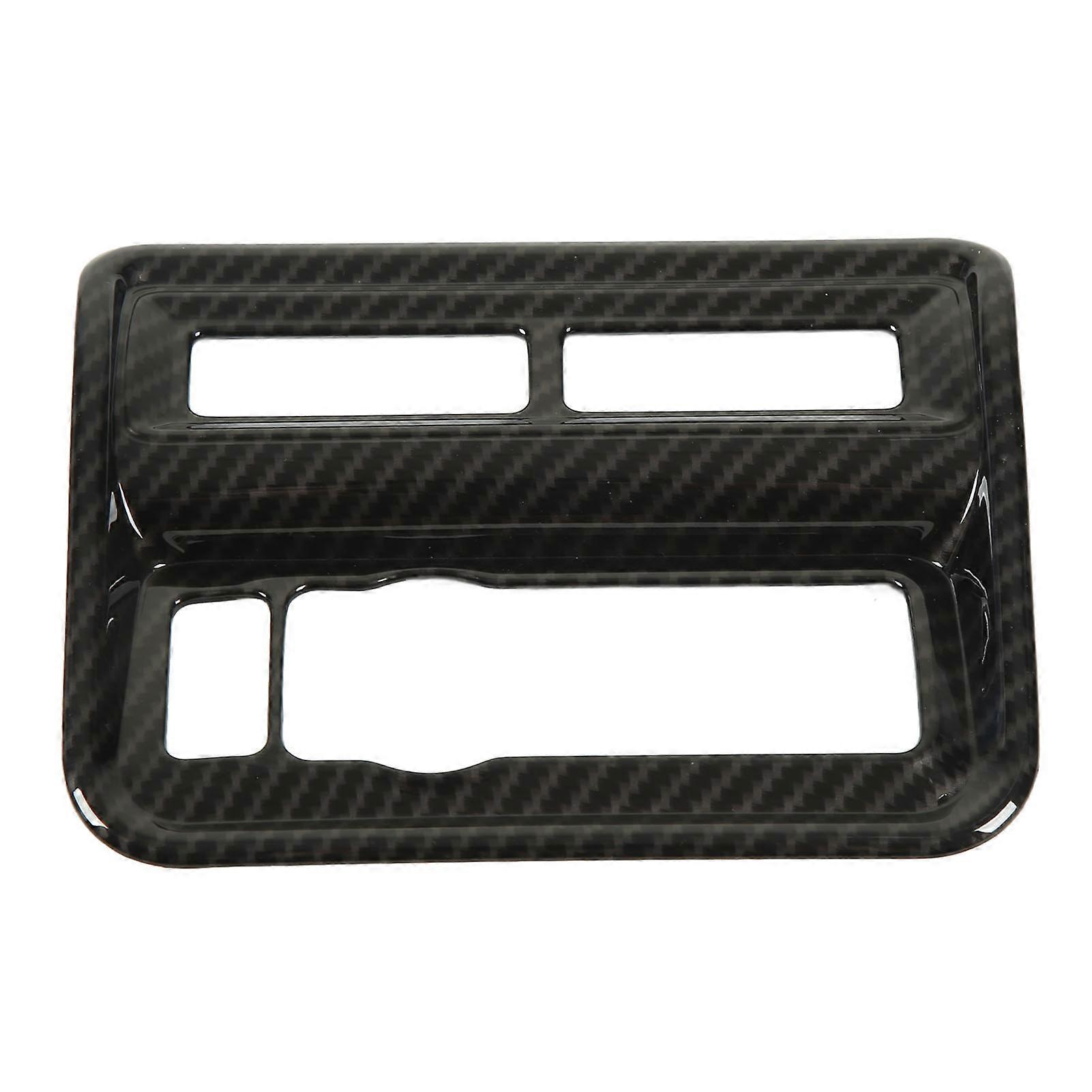 Headlight Switch Button Panel Decoration Trim Carbon Fiber Style Replacement for Ford 2021 