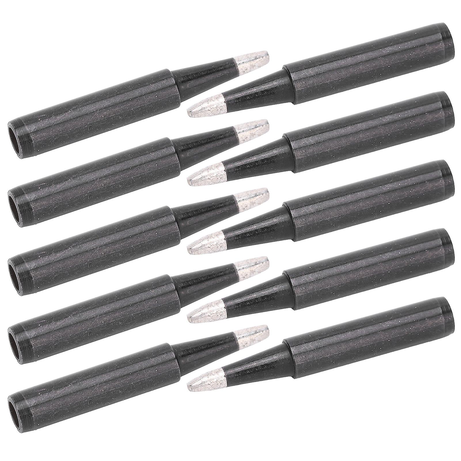 10Pcs Soldering Iron Tips Replacement Black Inner Heating Type Accessories 900M-T-2.4D