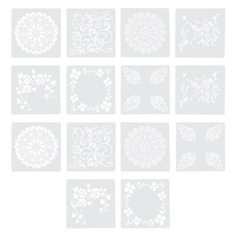 14pcs Painting Stencils