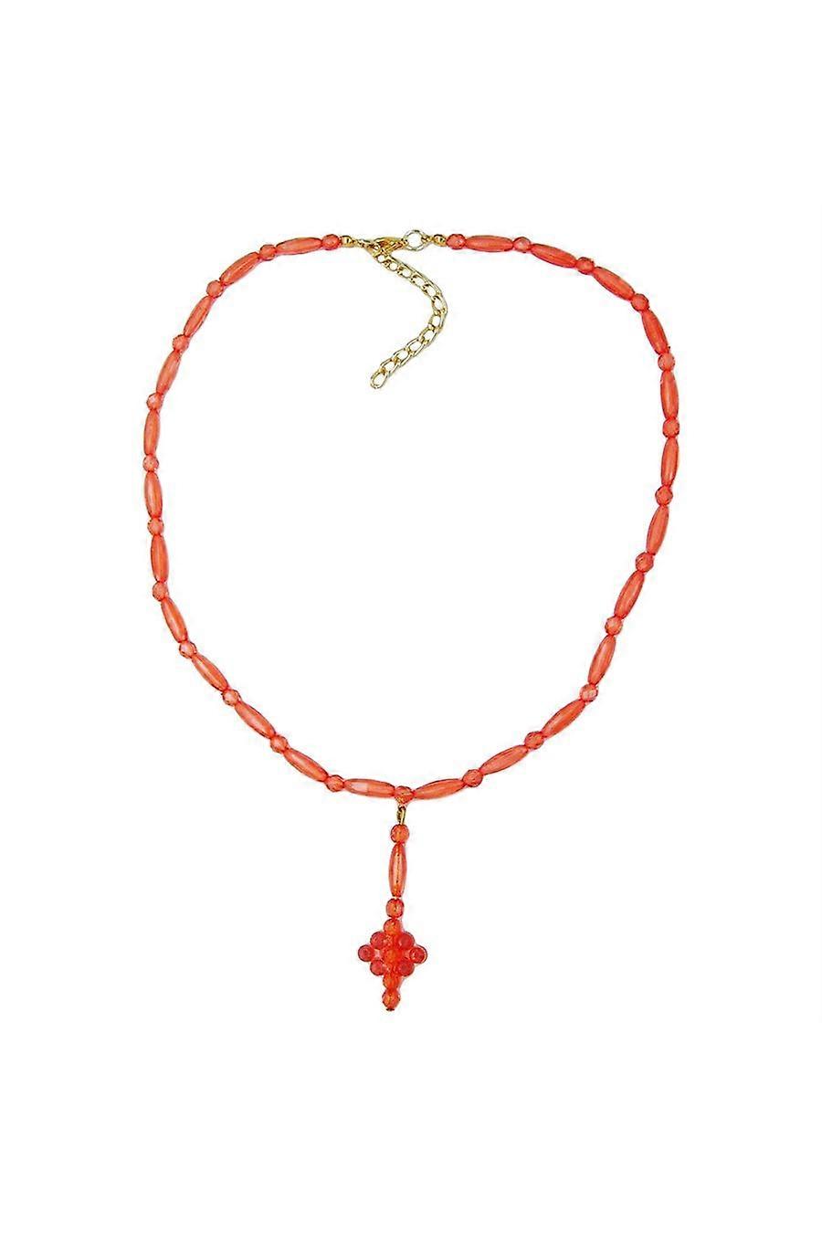 Necklace Y-pendant Red - Gl07019