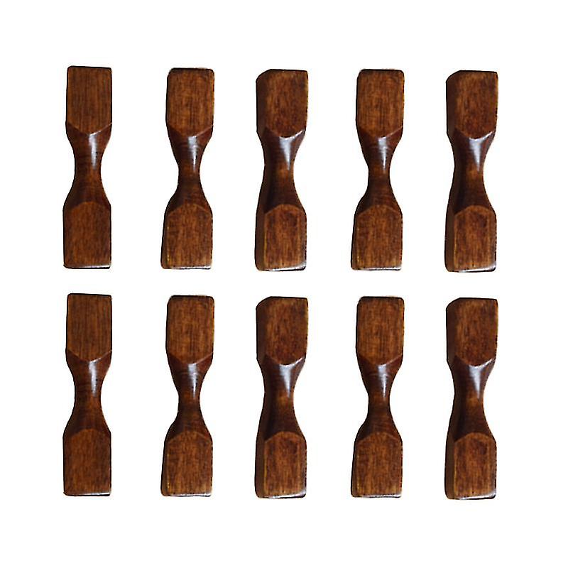 10pcs Baguettes en bois Rest-hao