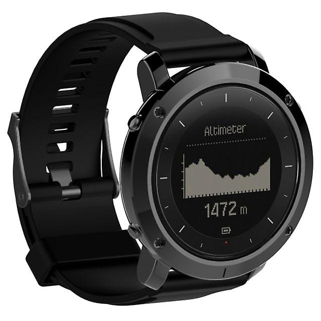 Bande de montre en silicone de remplacement pour SUUNTO Traverse Black