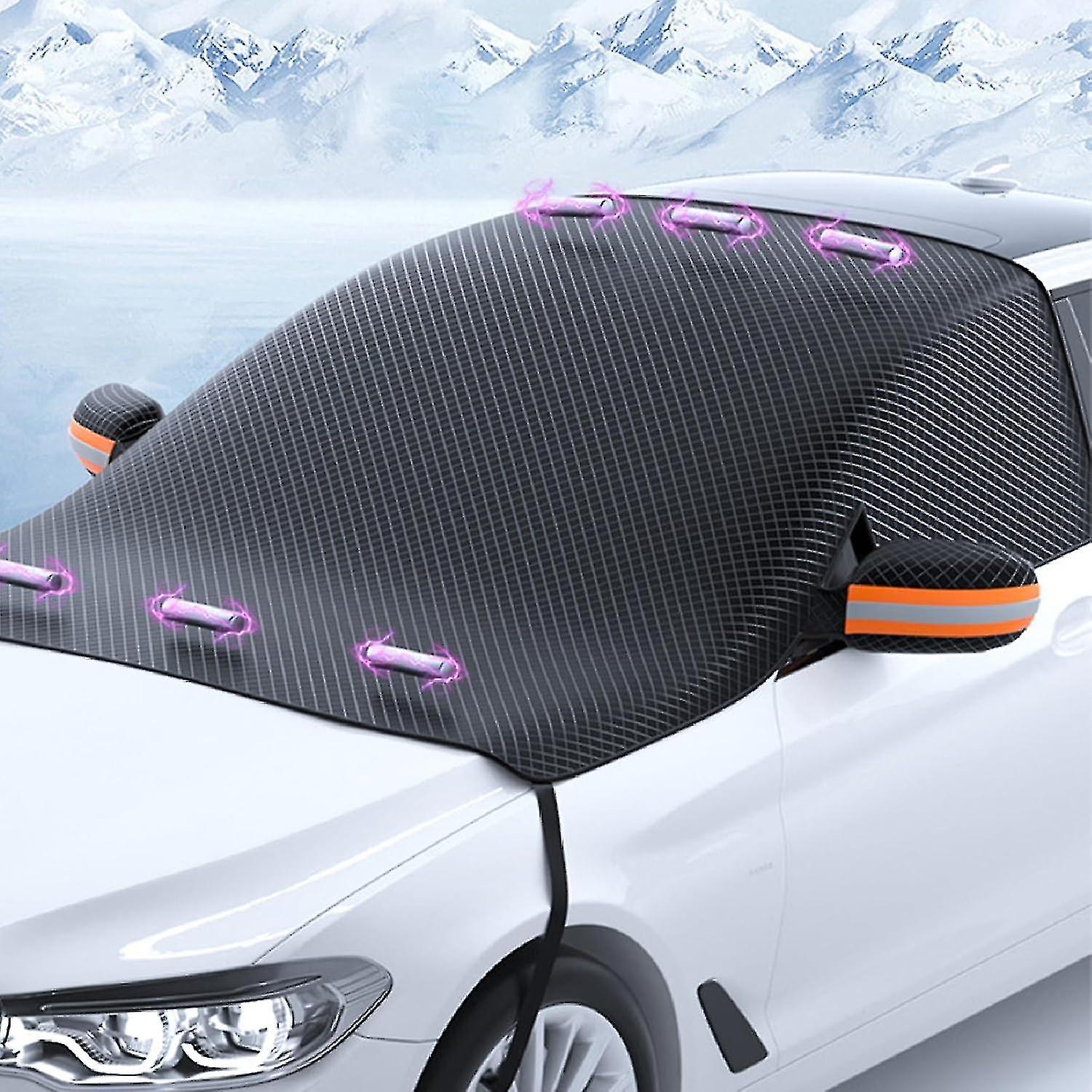 Μαγνητική κάλυψη παρμπρίζ για πάγο και χιόνι, πτυσσόμενη προστασία από τον ήλιο Αντιανεμική αδιάβροχη κάλυψη παρμπρίζ αυτοκινήτων Αδιάβροχο κάλυμμα αυτοκινήτου