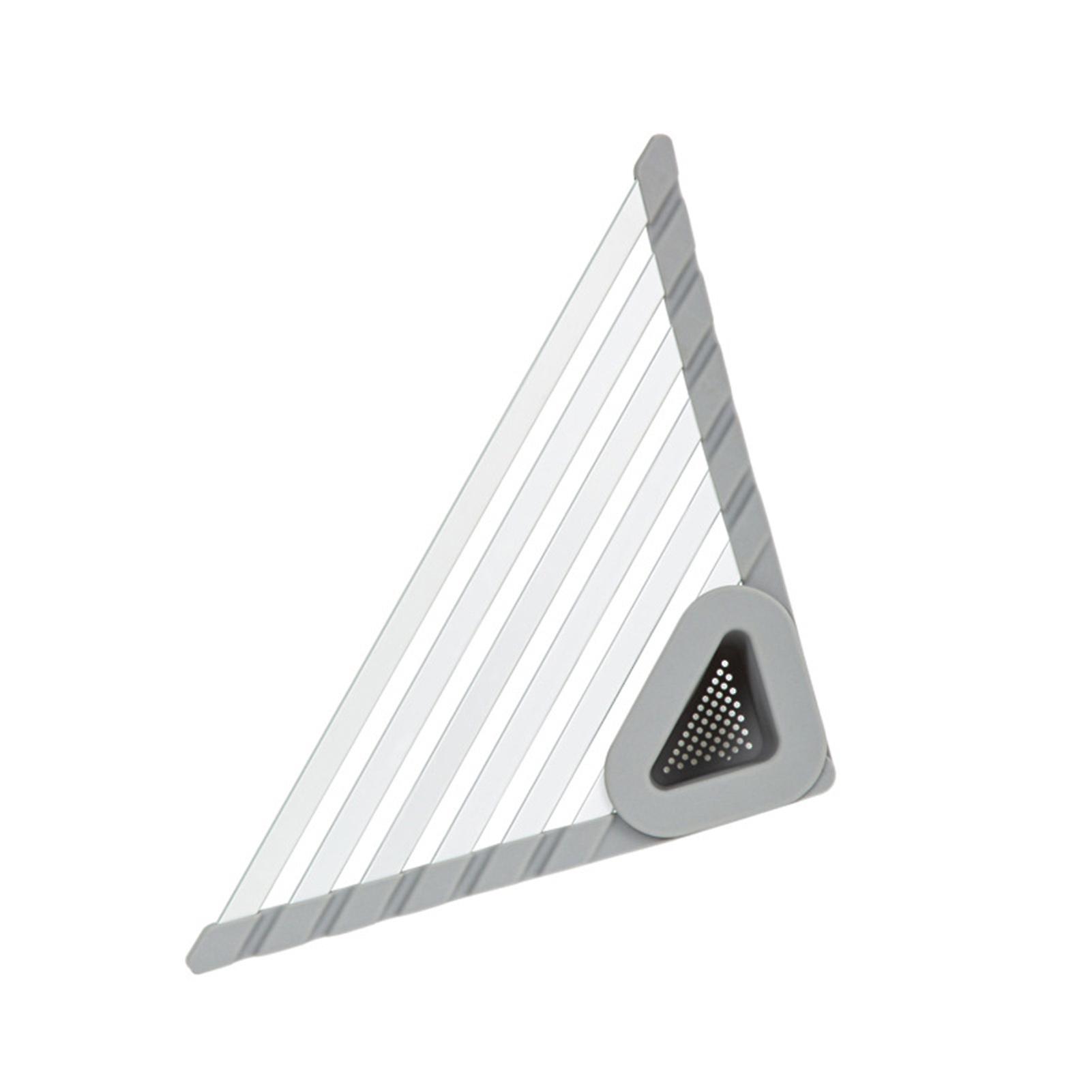 Sink Mounted Triangles Drainage Rack Reusable Tableware Drying Rack Kitchens Supplies