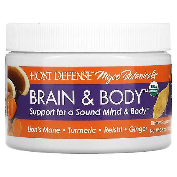 Fungi Perfecti Host Defense, Myco Botanicals, Brain & Body, 3.5 oz (100 g)