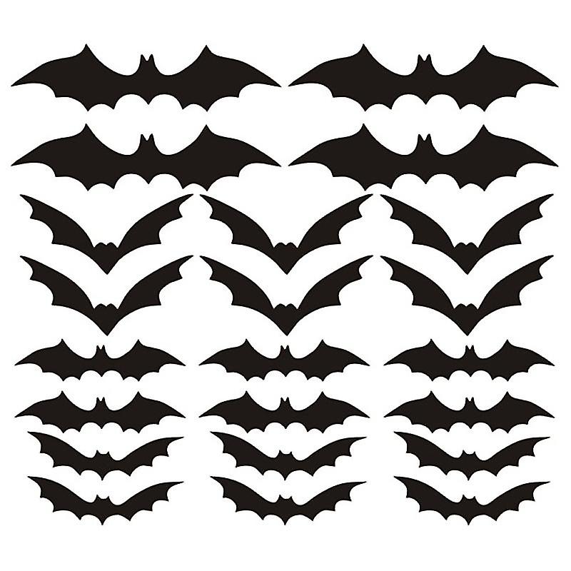 1pcs Halloween Bat Sticker