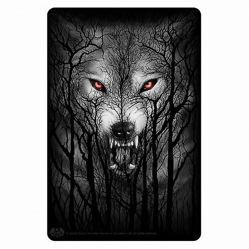 Spiral Direct Forest Wolf Metal Card