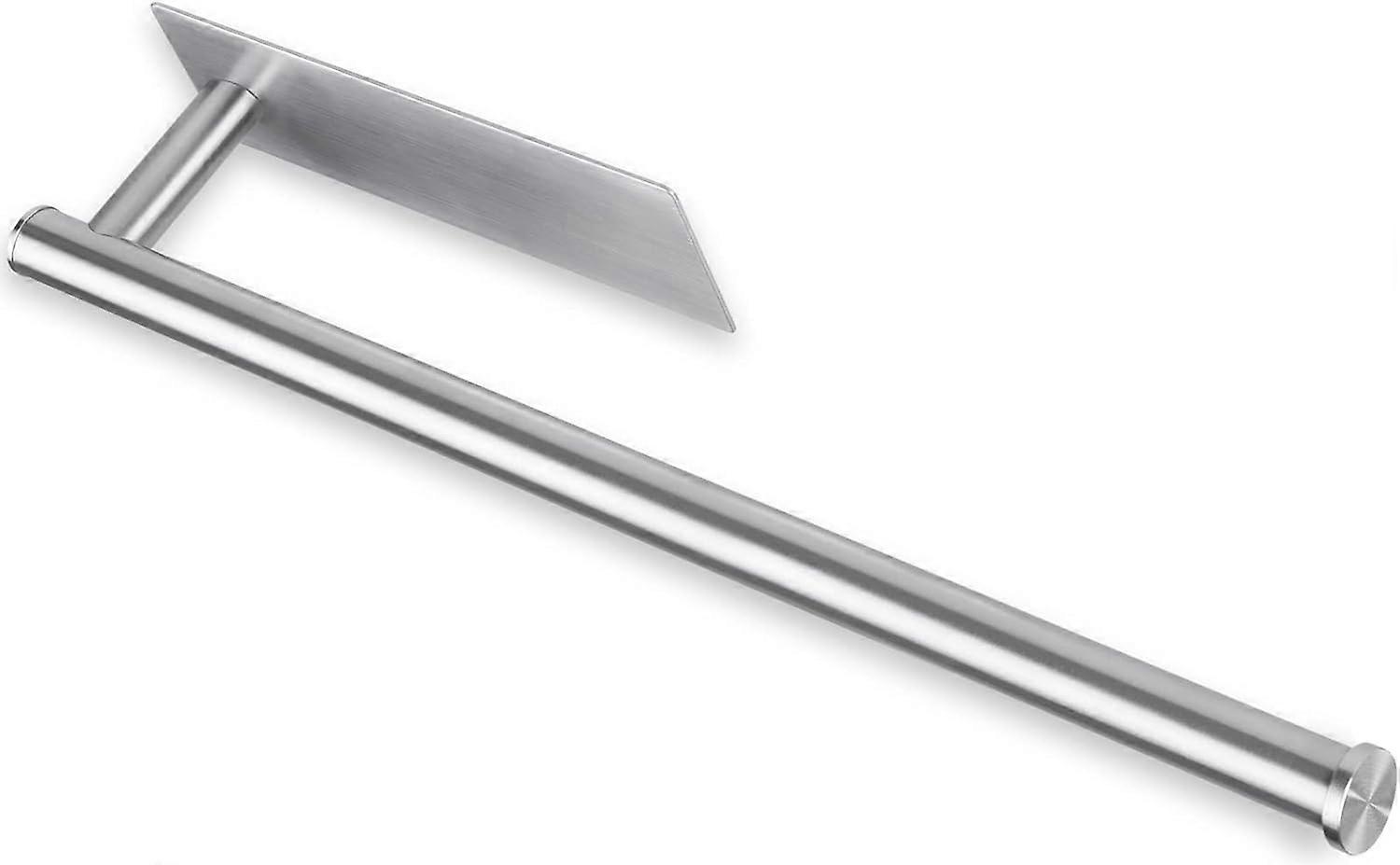 Kitchen roll holder under cabinet (silver) - 30cm usable length - Toi