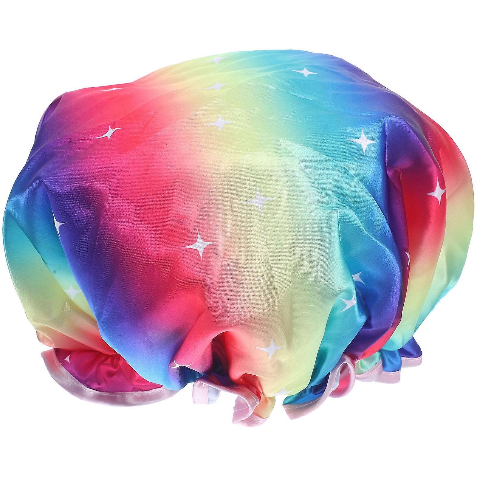 Multi-function Bath Cap Comfortable Hair Dry Cap Decorative Bonnet Women Cap