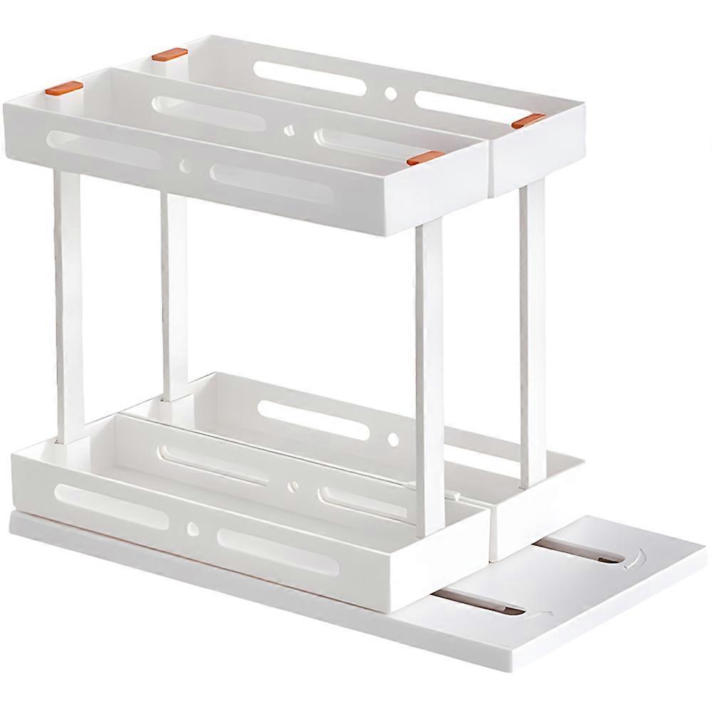 Kitchen Cabinet Organizer Pull out Countertop Rack Under Sink Storage Organizer