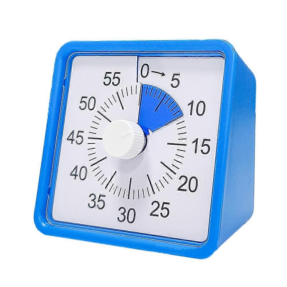 60 Minute Visual Timepiece for Kids, Visual Countdown Timepiece for Kitchen Pomodoro Timepiece with Silent Operation