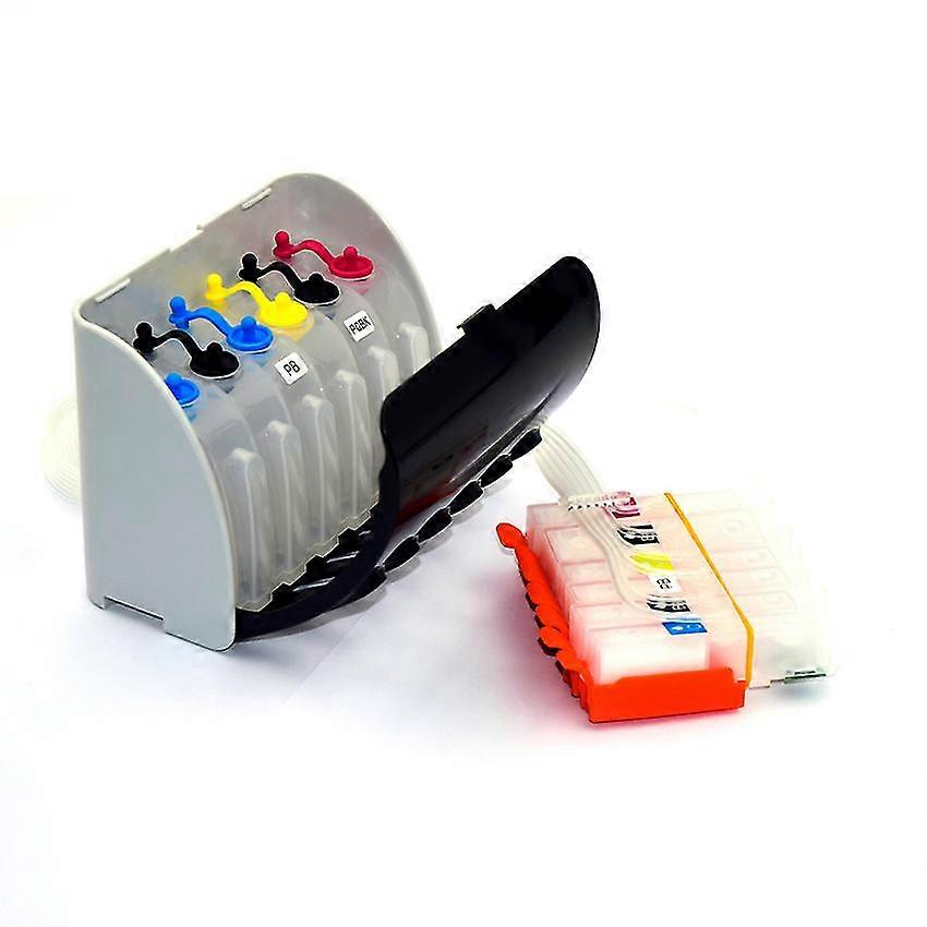 hg PGI 280 281 6 Colors Ciss System With Permanent Chip For Canon TS702 TR7520 TR8520 TS6120 TS6220 TS9520 9521C Printers