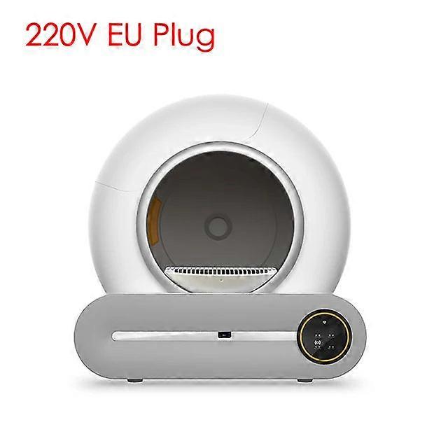 65L Automatic Smart Cat Litter Box - Self-cleaning, App Control, Fully Enclosed