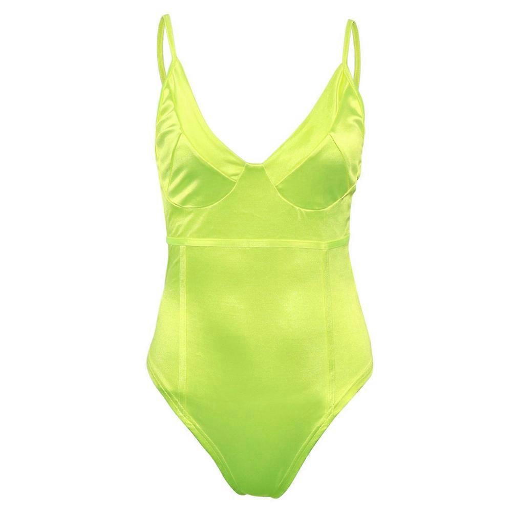 Renda das mulheres Trim Lace Up Cut Underwire Bodysuit