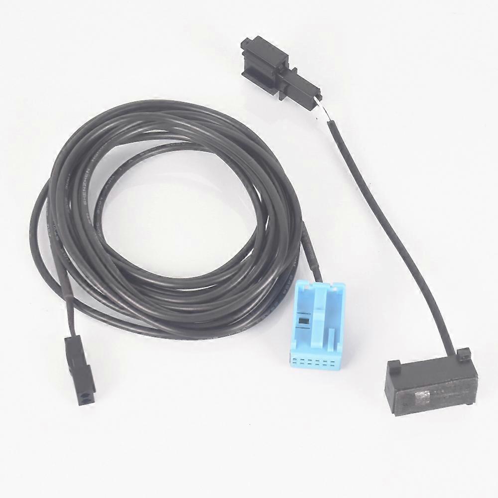 汽车 CD 换碟机麦克风微型电话蓝牙电缆适配器适用于 BMW E90 E91 E92 E93
