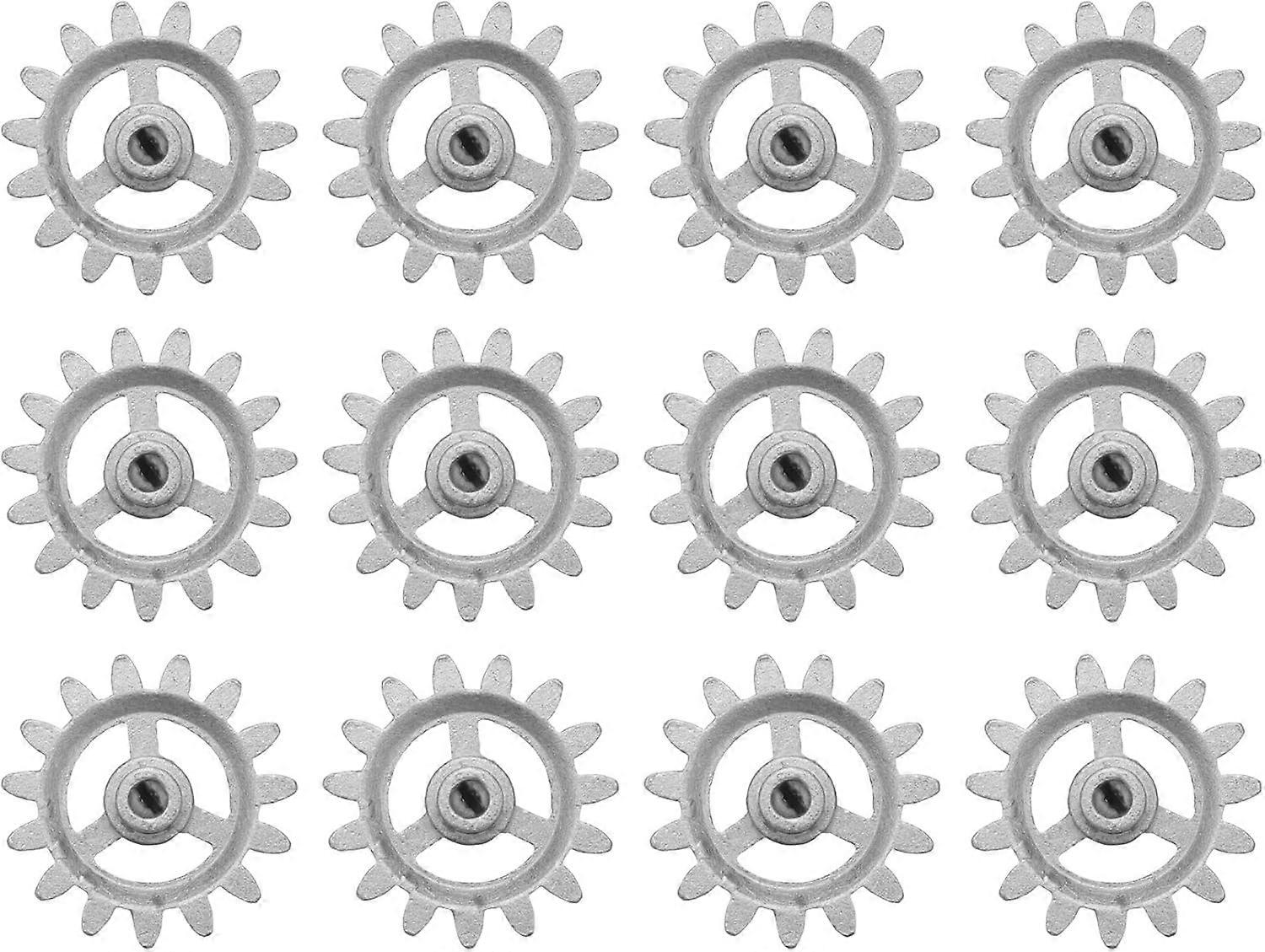 12PCS Durevole Ingranaggio Resistente Al Calore Accessori Parti FAI DA TE Automatico Girevole Mini Hardware Ruota In Alluminio