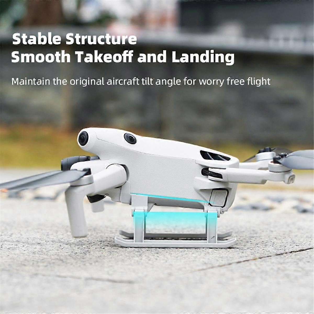 For MINI 4 PRO Booster Stand Multi-Functional Sled Landing Gear Landing Protection Frame Heightenin