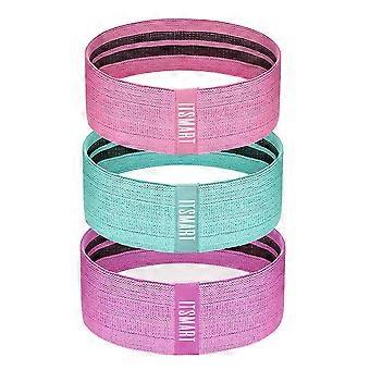 Yoga Squat Resistance Band Fitness Cotton Hip Lifting Resistance Ring Yoga Stretch Band Booty Band