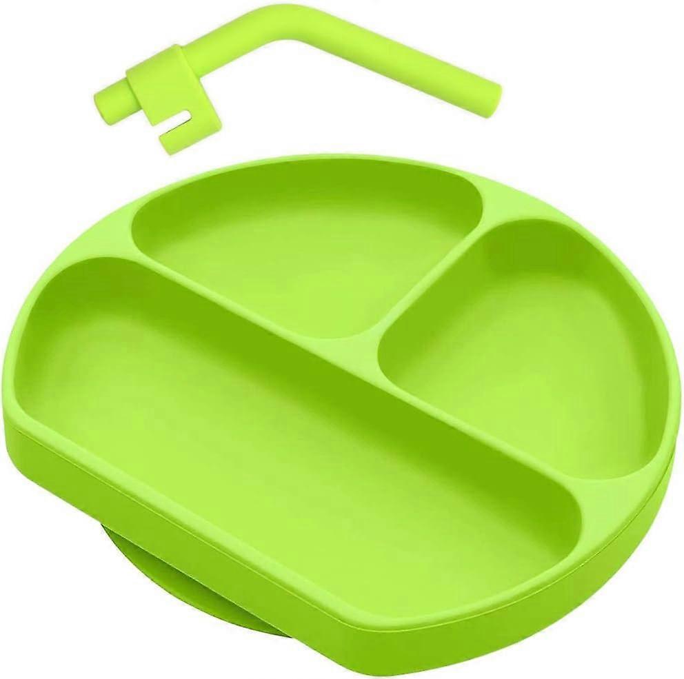 Suction Cup For Children, Strong And Absorbent Non-Slip Placemats With 3 Compartments