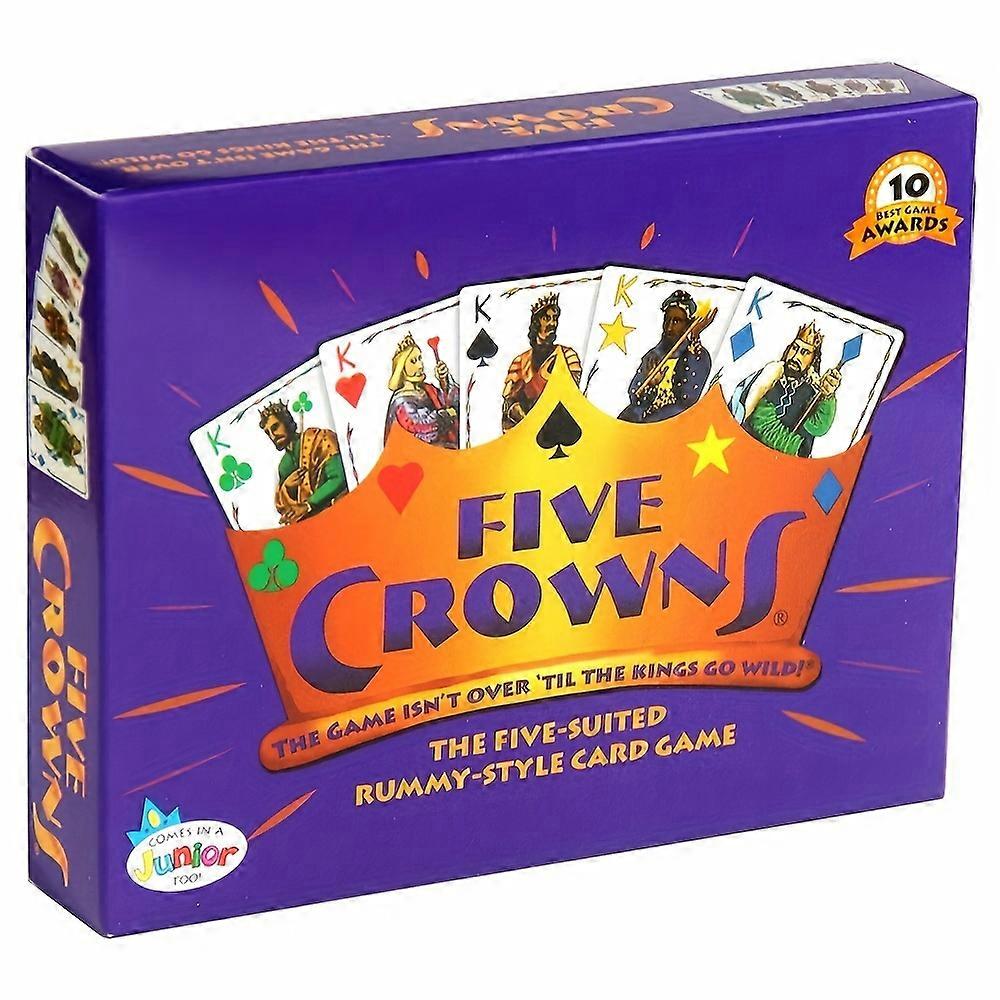 New models Kings Go Wild! 5-Suited Rummy Card Game - Perfect For Holiday & Birthday Parties, Creative Gift Idea, No Batteries Required