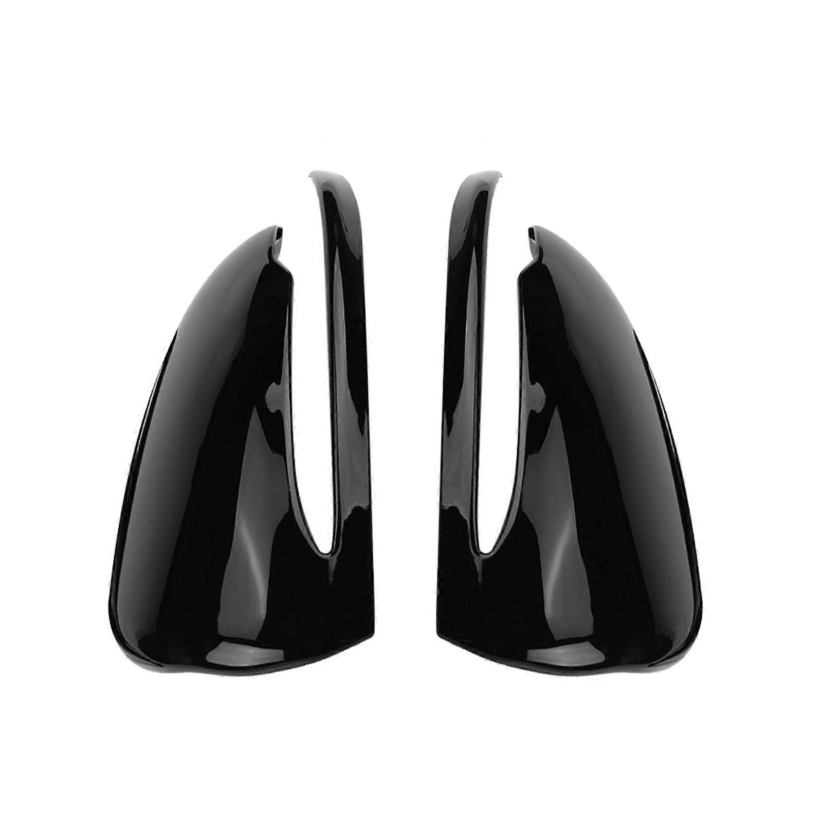 Car Rearview Mirror Cap Cover Trim for C Class W205 E Class W213 X253 Piano Black