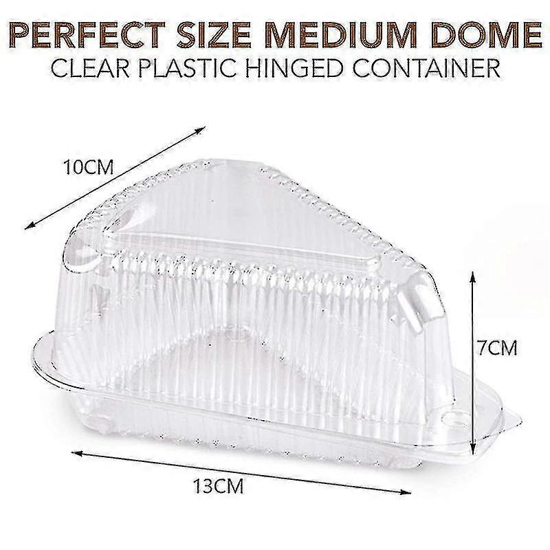 100pcs Triangle Cheesecake Boxes Slice Cake Box Triangle Pie Holders Cake Boxes For Bakery Party We