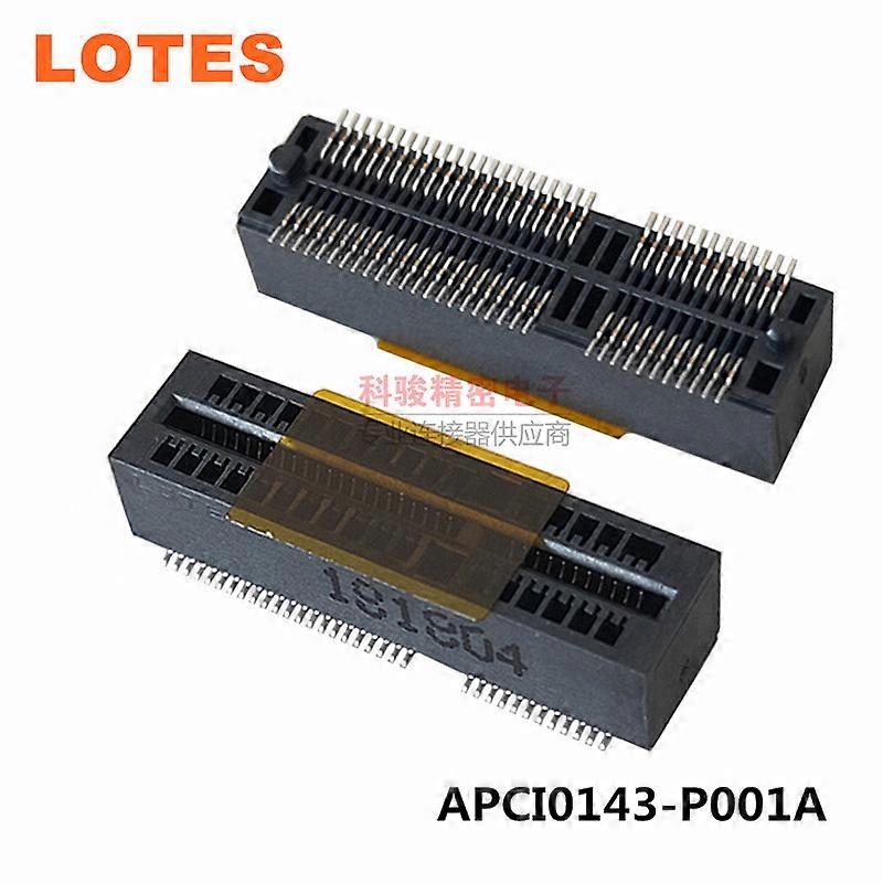 LOTEoriginal NGFF Interface de connecteur d’alimentation de voiture M.2 E-KEY autocollant vertical APCI0143-P001A spot