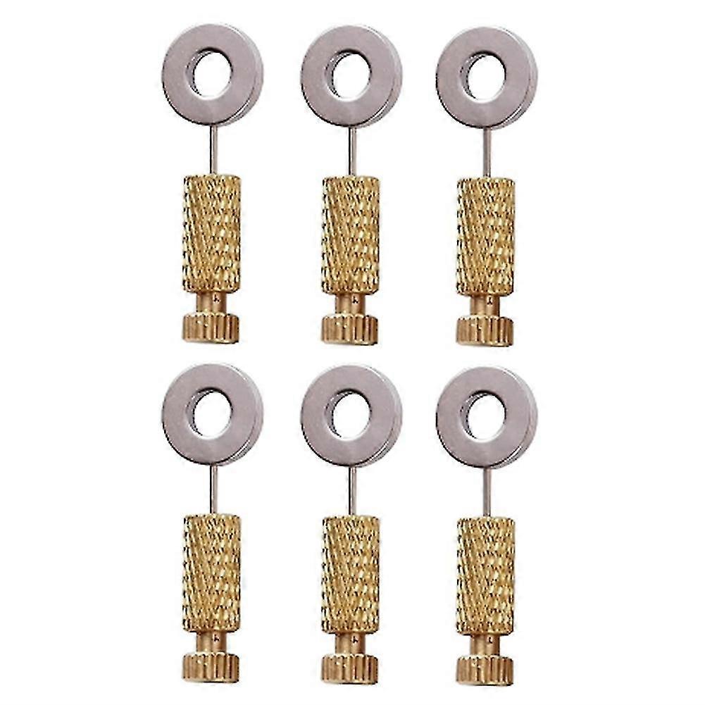 6pcs/set Diy Leather Craft Sewing Position Located Needles Fixed Suture Tool 6-12mm