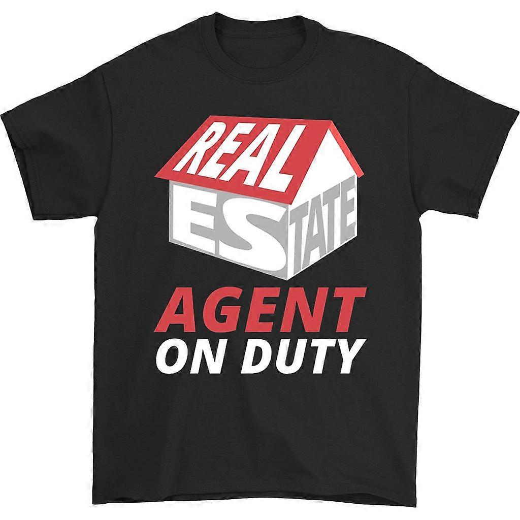 Tričko realitného makléra v službe