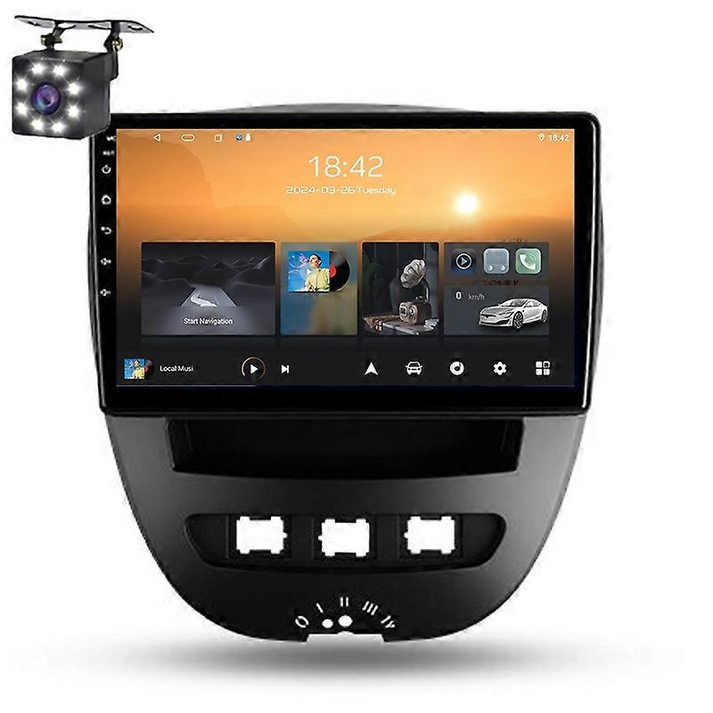 Android 13 Car Multimedia Player για Peugeot 107 Toyota Aygo Citroen C1 2005-2014 Radio Auto