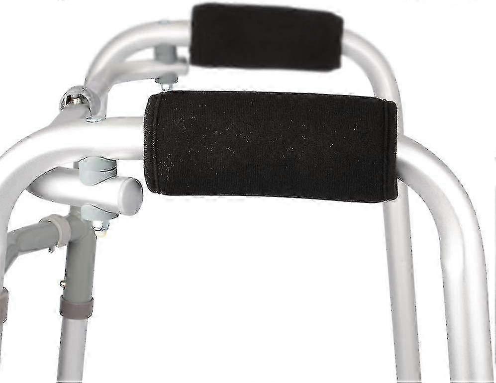 Padded Walker Hand Grips, Soft Comfortable Cushion Rollator Handle Covers Walker Grip Pads For Walker Rollator Crutch Wheelchair, Non-slip Breathable