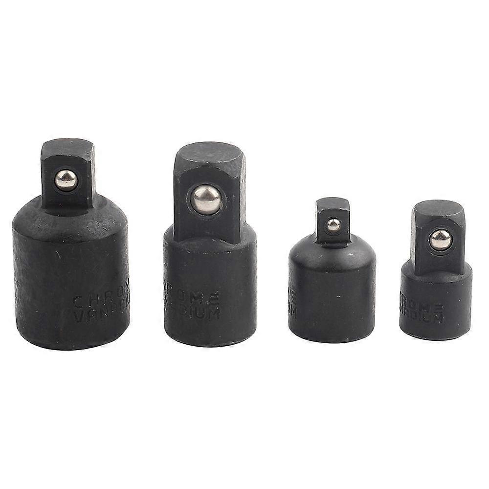 4 pcs 1/2  3/8  1/4 Socket Wrench Adapter Steel Sockets Screwdriver Converter Set Socket Driver Tool