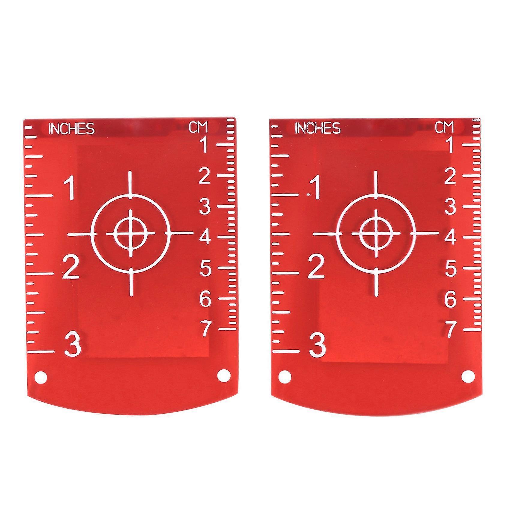 Lasers-Targets 2 Pack Magnetic Floor Lasers-Targets Card for Red