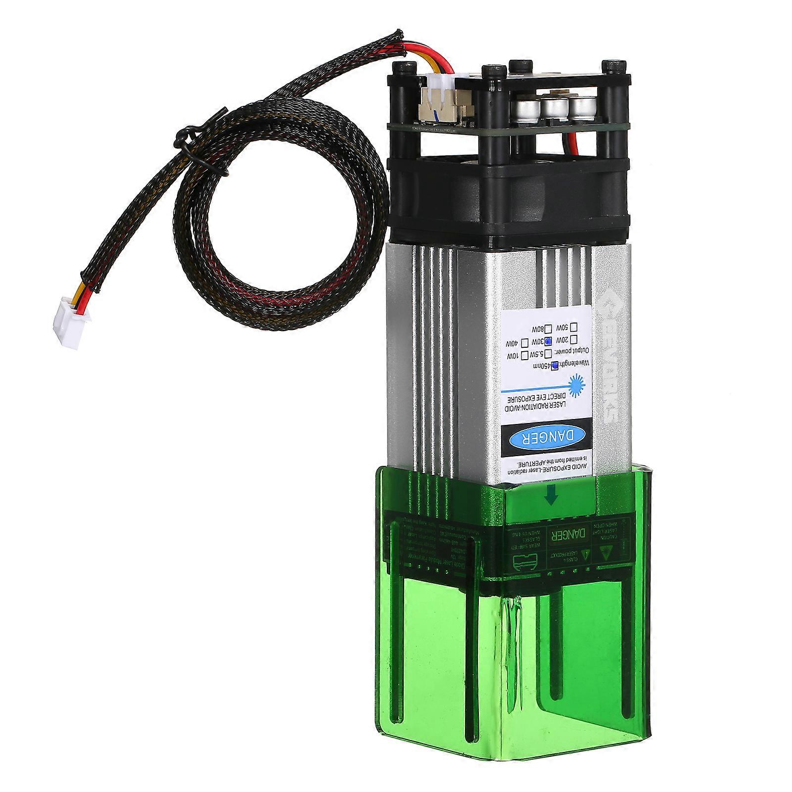 Geevorks 450nm10W Laser Module with Protective Cover Adjustable Focal Length Laser Engraving Head High Speed Laser Engraver Cutter 3D Printer CNC Rout