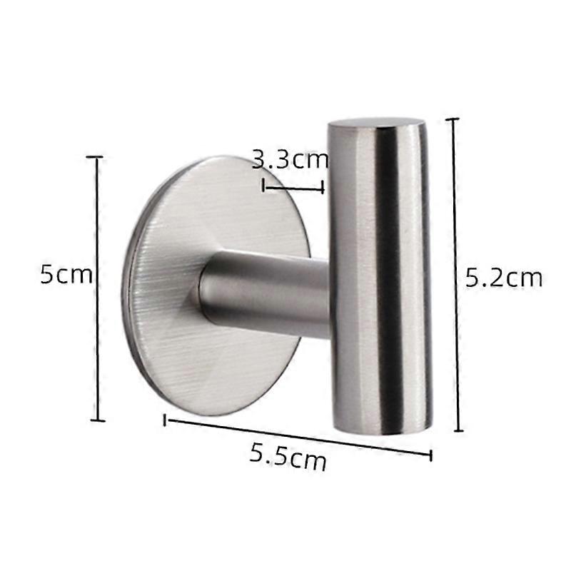 Stainless Steel Single Coat Hook Punching Durable Non Rusting Innovative Metal Hook for Hanging