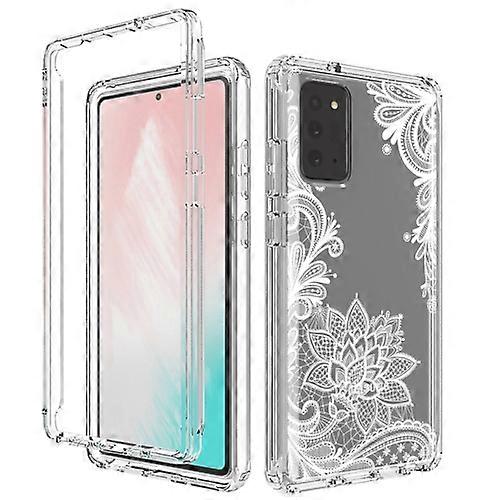For Samsung Galaxy Note20 PC+TPU Transparent Painted Phone Case