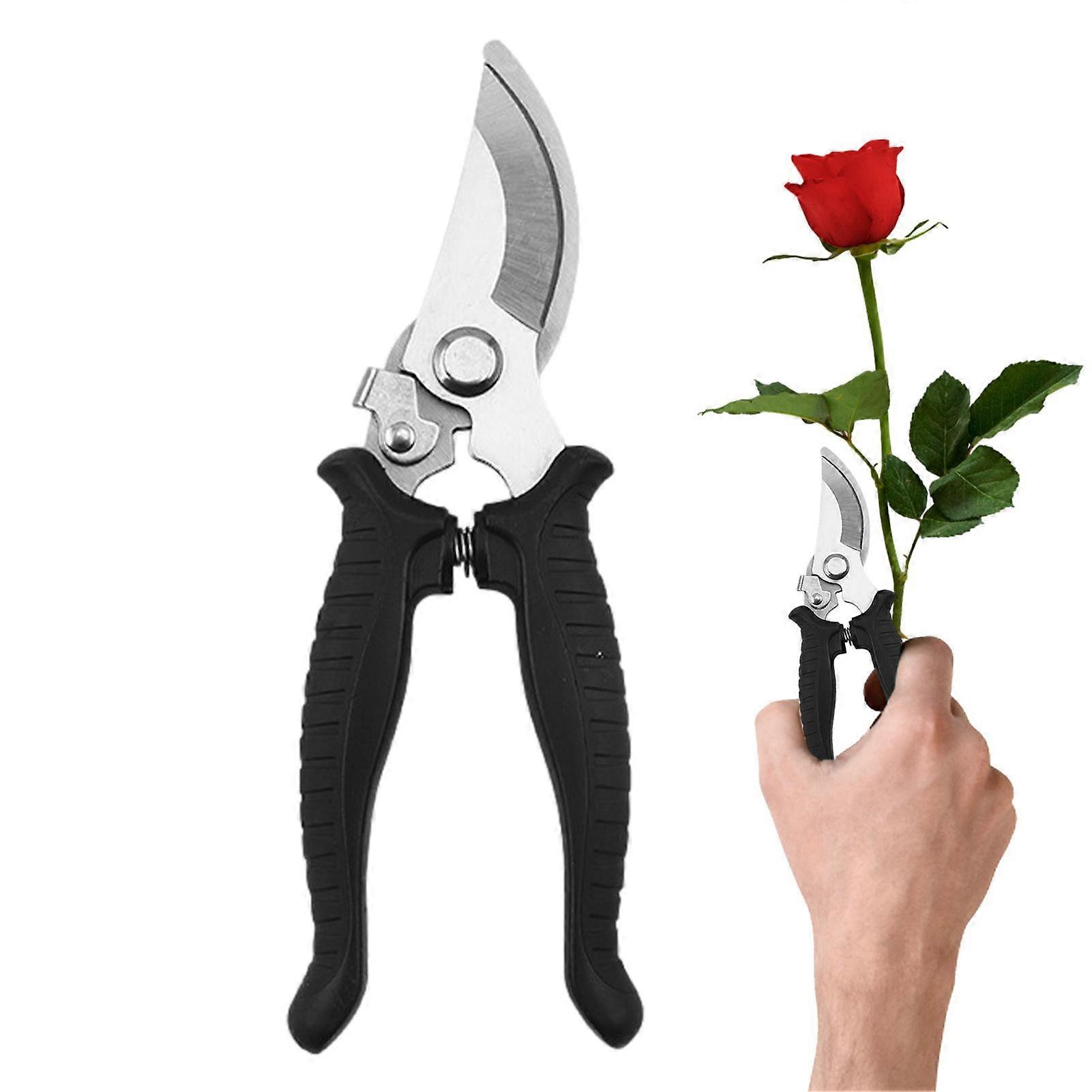 ZK-Garden Trimmer Heavy Duty Garden Trimmer Hand Sharp Bypass Garden Shears Anti-Slip Trimmer For Garden Bonsai Cutting Shears