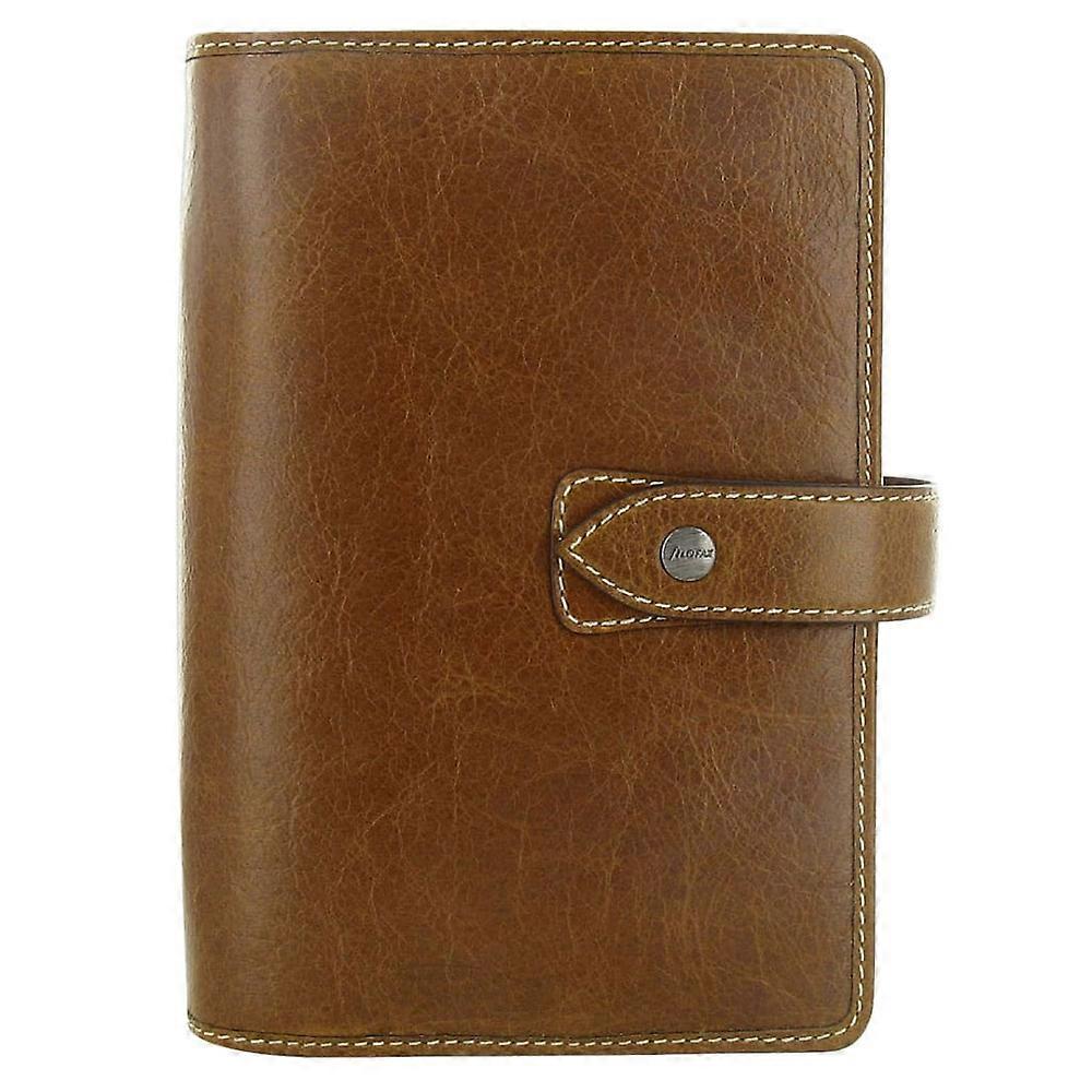 Filofax Malden 优质时尚皮革个人收纳盒(赭石色)