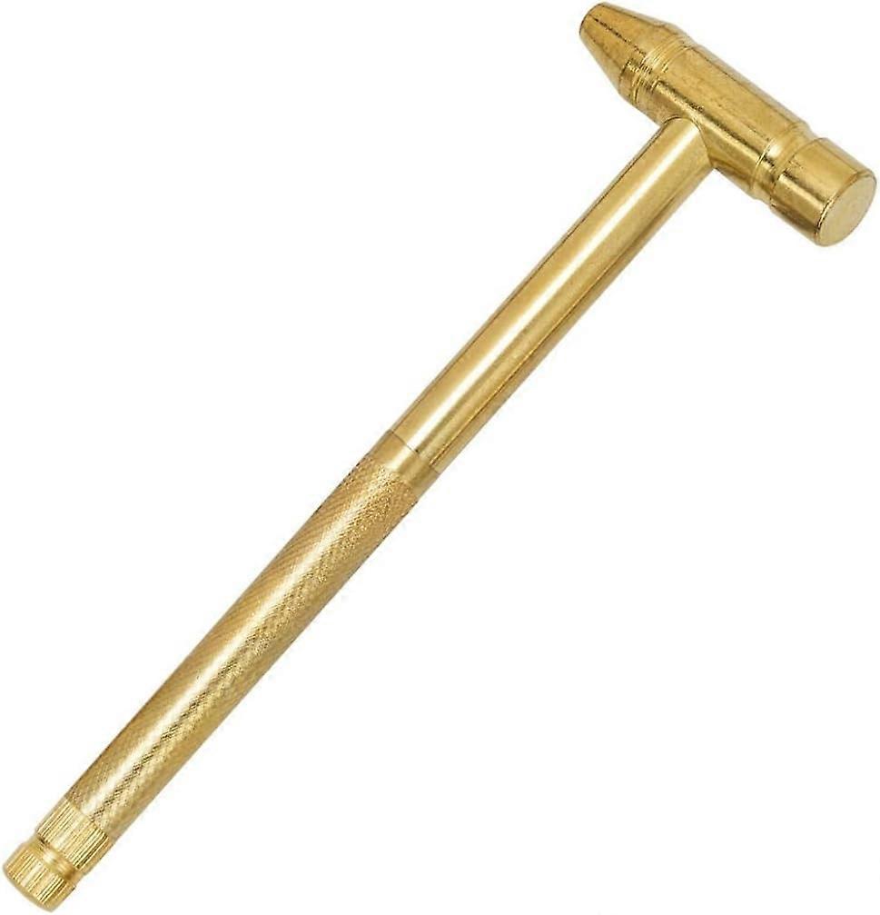 פטיש פליז פטיש מיני פטיש פטיש מצופה נחושת עם מברג רב תכליתי זהב, כלי חומרה, 2024 פינג