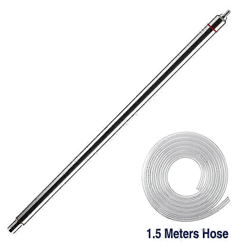 Spring Loaded Bottle Filler,Stainelss Steel Tip Bottling Wand with 3/8'' Tubing, Homebrew Large Traffic Beer Transfer